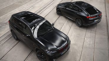 Black Vermilion BMW X5 and BMW X6