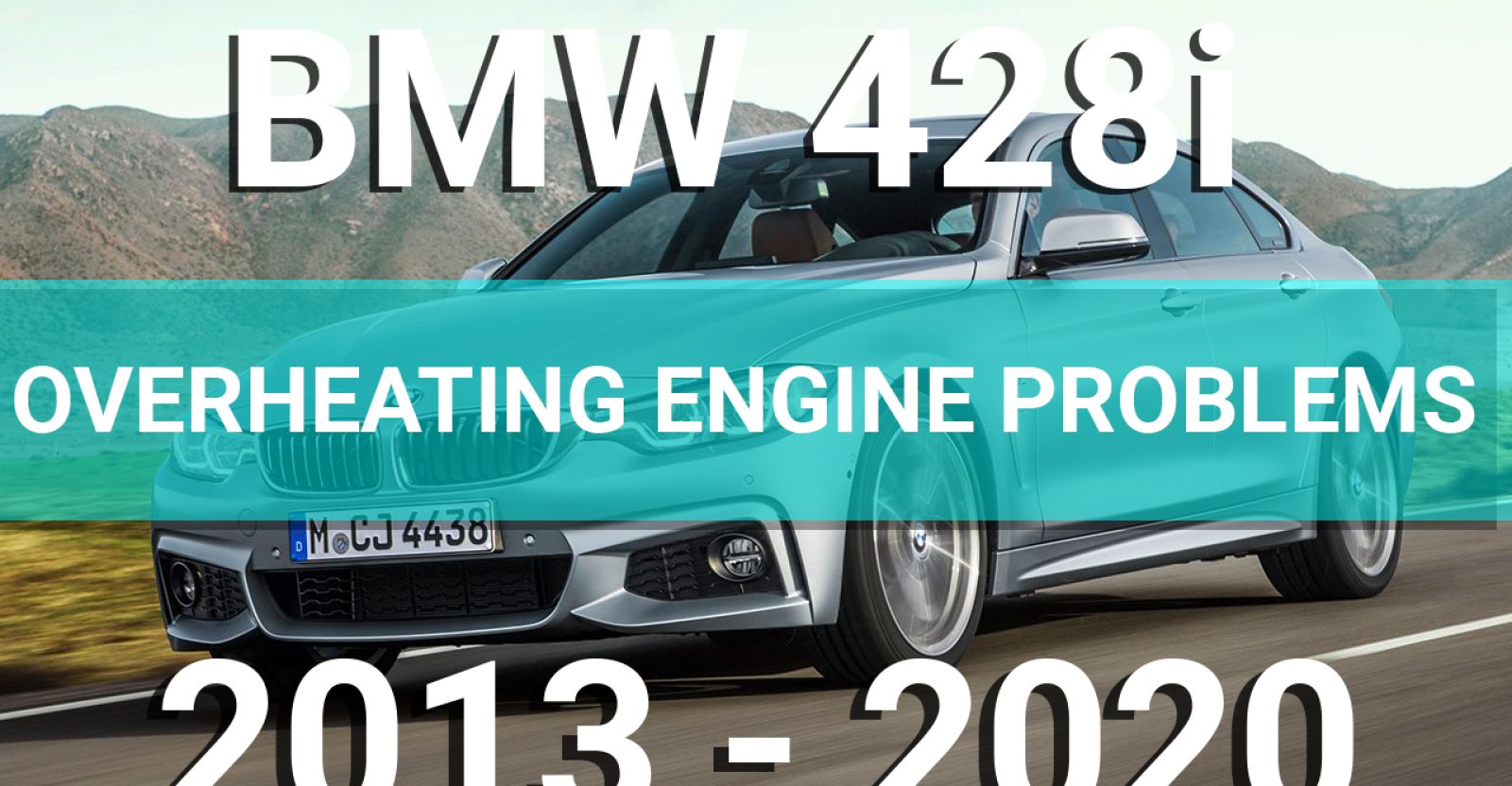 BMW 4 Series 428i Engine Overheating Light / Problems / HOW TO FIX